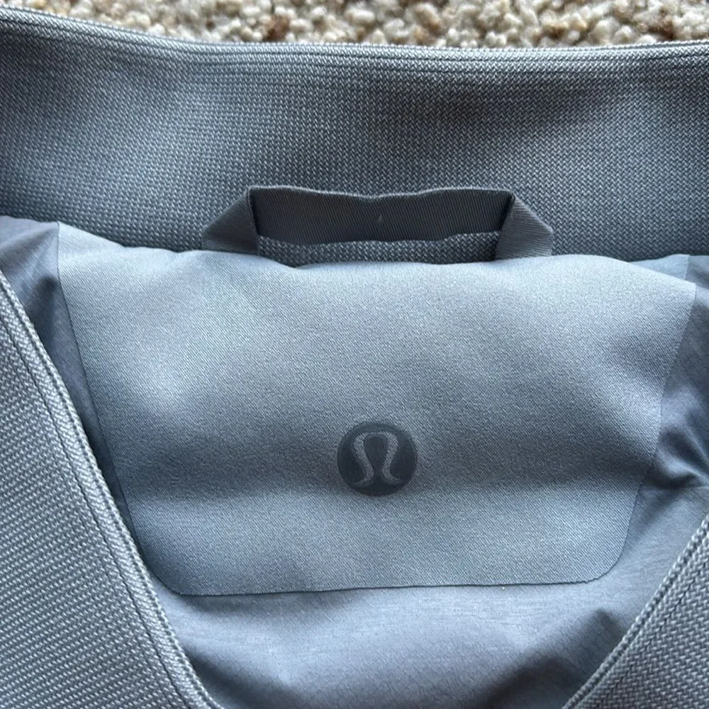 Lululemon Men’s Goose Down Insulated Primaloft Intermission Bomber Jacket Gray